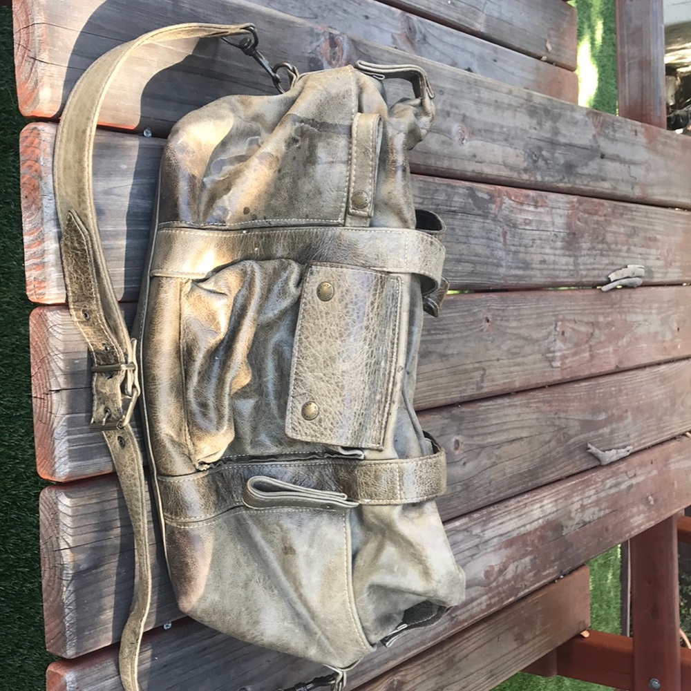 Not Rational Hansel leather diaper bag